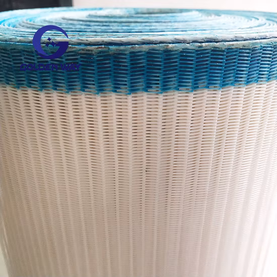 폴리에스테 골판지 제조기 종이 컨베이어 탈황 평직 정전기 방지 직물 애완 동물 나선형 프레스 멜트블로운 메쉬 슬러지 탈수 필터 철망사 벨트